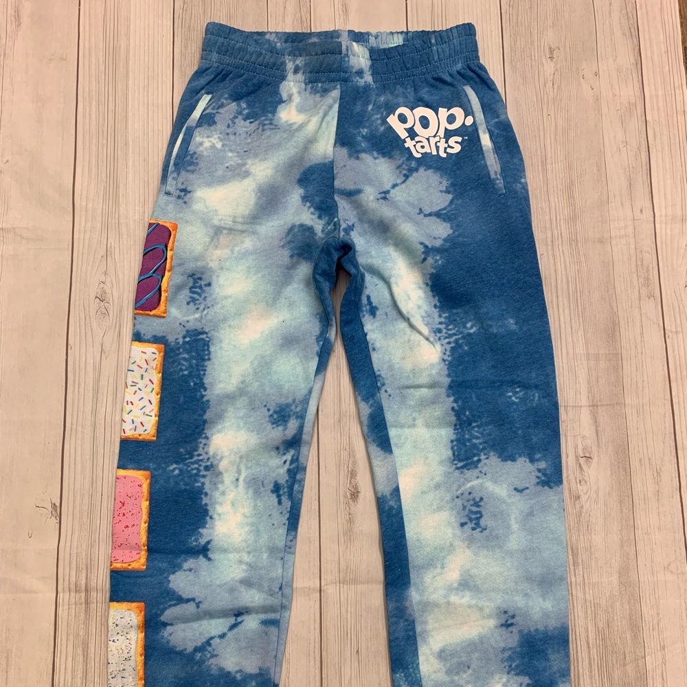 COPY - Pop Tarts Blue Tie Dye Sweatpants Womens Small
